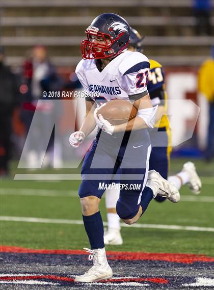 Thumbnail 2 in Shoreham-Wading River vs. Cold Spring Harbor (Long Island Class IV Championship) photogallery.
