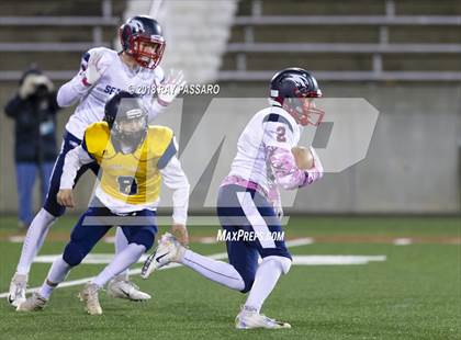 Thumbnail 3 in Shoreham-Wading River vs. Cold Spring Harbor (Long Island Class IV Championship) photogallery.