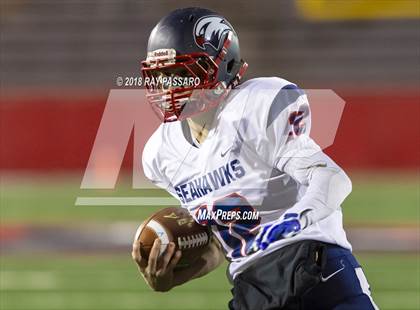 Thumbnail 1 in Shoreham-Wading River vs. Cold Spring Harbor (Long Island Class IV Championship) photogallery.