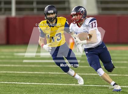 Thumbnail 3 in Shoreham-Wading River vs. Cold Spring Harbor (Long Island Class IV Championship) photogallery.
