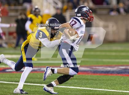 Thumbnail 3 in Shoreham-Wading River vs. Cold Spring Harbor (Long Island Class IV Championship) photogallery.