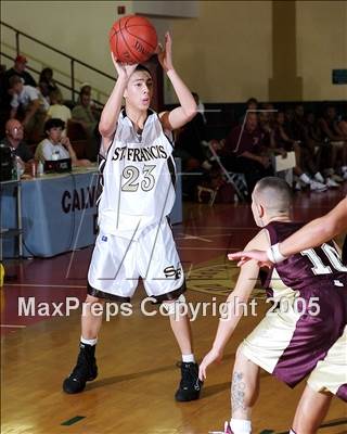 Thumbnail 1 in Bellflower vs. St. Francis (Calvary Chapel Grizzly Classic) photogallery.