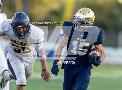Thumbnail 2 in JV: Notre Dame (SO) @ Millikan photogallery.