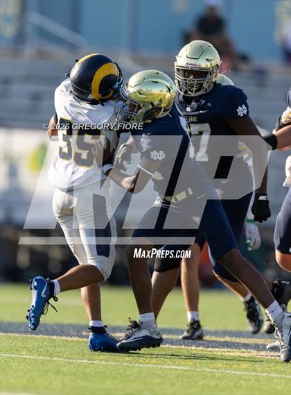 Thumbnail 1 in JV: Notre Dame (SO) @ Millikan photogallery.