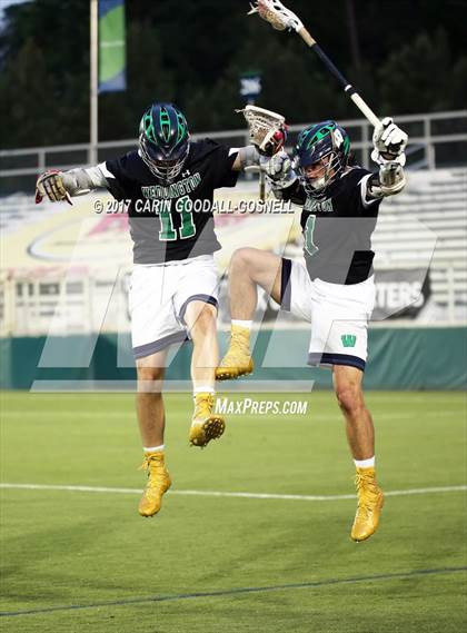 Thumbnail 3 in Cedar Ridge vs. Weddington (NCHSAA Final) photogallery.