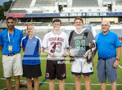 Thumbnail 1 in Cedar Ridge vs. Weddington (NCHSAA Final) photogallery.