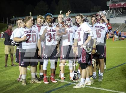Thumbnail 3 in Cedar Ridge vs. Weddington (NCHSAA Final) photogallery.