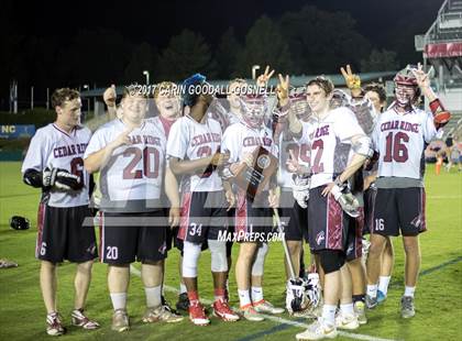 Thumbnail 2 in Cedar Ridge vs. Weddington (NCHSAA Final) photogallery.