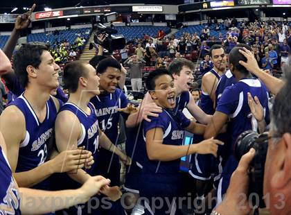 Thumbnail 2 in St. Augustine vs. Sacred Heart Cathedral (CIF State D3 Final) photogallery.