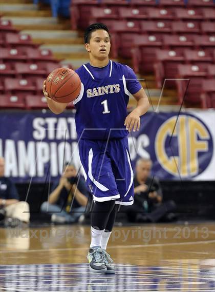 Thumbnail 3 in St. Augustine vs. Sacred Heart Cathedral (CIF State D3 Final) photogallery.