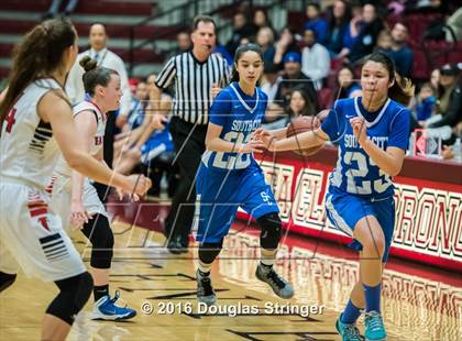 Thumbnail 3 in Saratoga vs. South San Francisco (CIF CCS D3 Final) photogallery.