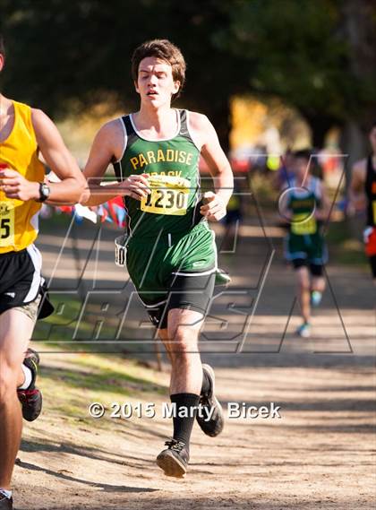Thumbnail 3 in CIF State Cross Country Championships (D4 Boys Race) photogallery.