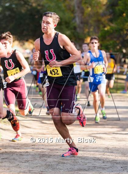 Thumbnail 2 in CIF State Cross Country Championships (D4 Boys Race) photogallery.