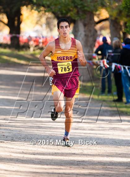 Thumbnail 2 in CIF State Cross Country Championships (D4 Boys Race) photogallery.