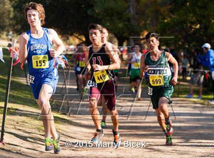 Thumbnail 2 in CIF State Cross Country Championships (D4 Boys Race) photogallery.