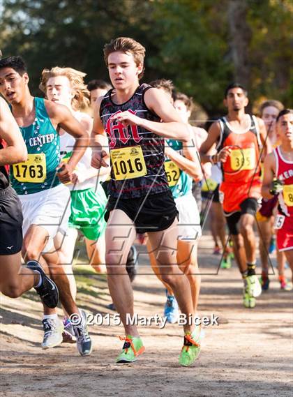 Thumbnail 1 in CIF State Cross Country Championships (D4 Boys Race) photogallery.
