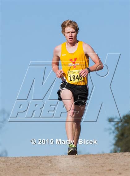 Thumbnail 2 in CIF State Cross Country Championships (D4 Boys Race) photogallery.