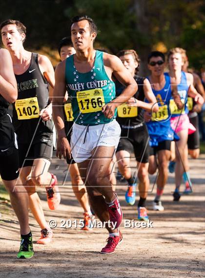Thumbnail 2 in CIF State Cross Country Championships (D4 Boys Race) photogallery.