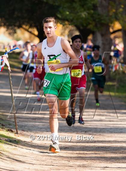 Thumbnail 1 in CIF State Cross Country Championships (D4 Boys Race) photogallery.