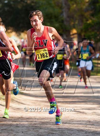 Thumbnail 3 in CIF State Cross Country Championships (D4 Boys Race) photogallery.