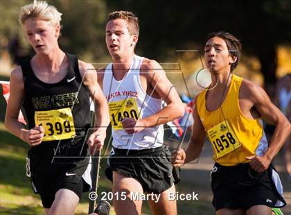 Thumbnail 2 in CIF State Cross Country Championships (D4 Boys Race) photogallery.
