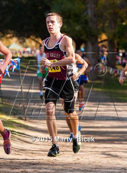 Thumbnail 3 in CIF State Cross Country Championships (D4 Boys Race) photogallery.