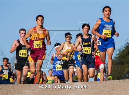 Thumbnail 1 in CIF State Cross Country Championships (D4 Boys Race) photogallery.