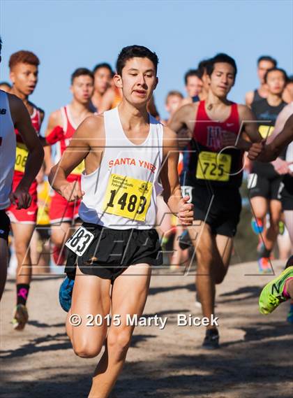 Thumbnail 2 in CIF State Cross Country Championships (D4 Boys Race) photogallery.