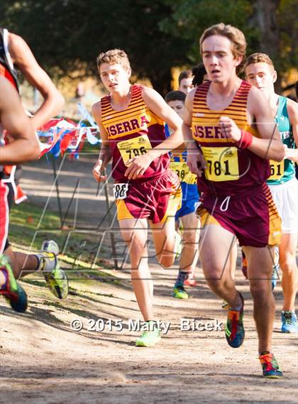Thumbnail 3 in CIF State Cross Country Championships (D4 Boys Race) photogallery.