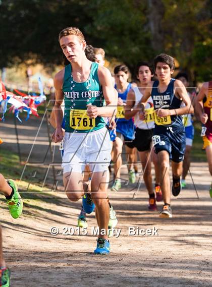 Thumbnail 1 in CIF State Cross Country Championships (D4 Boys Race) photogallery.