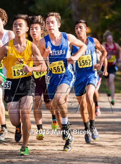 Thumbnail 1 in CIF State Cross Country Championships (D4 Boys Race) photogallery.