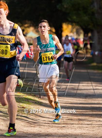 Thumbnail 3 in CIF State Cross Country Championships (D4 Boys Race) photogallery.