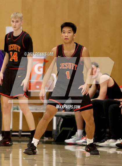 Thumbnail 2 in Clovis North @ Jesuit (De La Salle MLK Classic) photogallery.