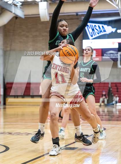Thumbnail 1 in Centauri vs. St. Mary's (CHSAA 3A Great 8) photogallery.