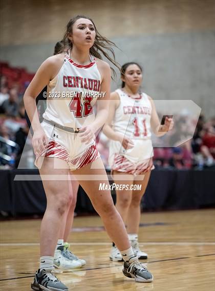 Thumbnail 2 in Centauri vs. St. Mary's (CHSAA 3A Great 8) photogallery.