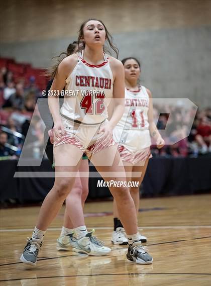 Thumbnail 1 in Centauri vs. St. Mary's (CHSAA 3A Great 8) photogallery.