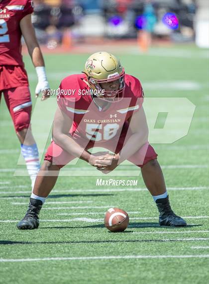Thumbnail 1 in Oaks Christian @ Eastside Catholic (Honor Bowl) photogallery.