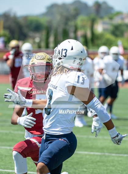 Thumbnail 3 in Oaks Christian @ Eastside Catholic (Honor Bowl) photogallery.