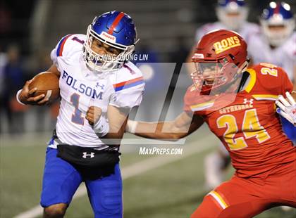Thumbnail 3 in Folsom vs. Cathedral Catholic (CIF State D1AA Final) photogallery.