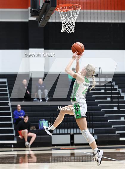 Thumbnail 3 in Iowa Park vs South Hills (Chicken Express Lady Porcupine Invitational) photogallery.