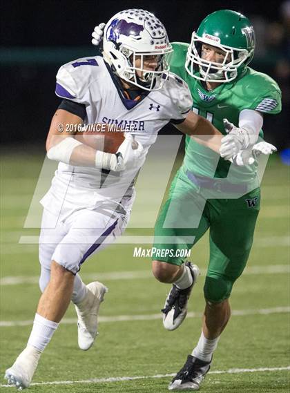Thumbnail 2 in Woodinville vs. Sumner (WIAA 4A Quarterfinal) photogallery.