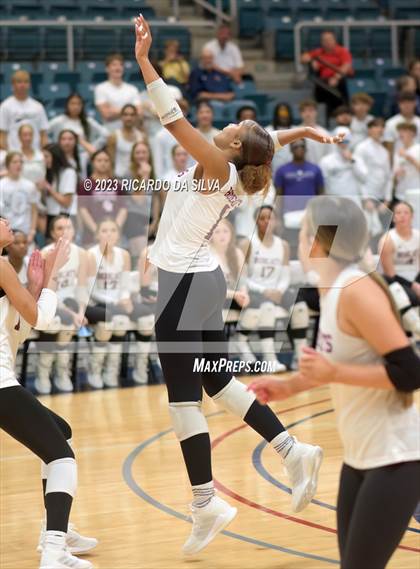 Thumbnail 3 in Cinco Ranch vs Cy-Fair (UIL Volleyball 6A Regional Quarterfinal) photogallery.