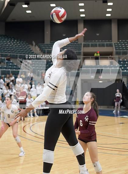 Thumbnail 1 in Cinco Ranch vs Cy-Fair (UIL Volleyball 6A Regional Quarterfinal) photogallery.