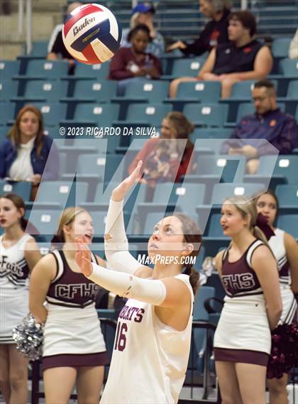 Thumbnail 2 in Cinco Ranch vs Cy-Fair (UIL Volleyball 6A Regional Quarterfinal) photogallery.