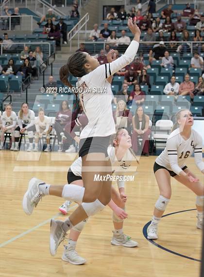 Thumbnail 3 in Cinco Ranch vs Cy-Fair (UIL Volleyball 6A Regional Quarterfinal) photogallery.