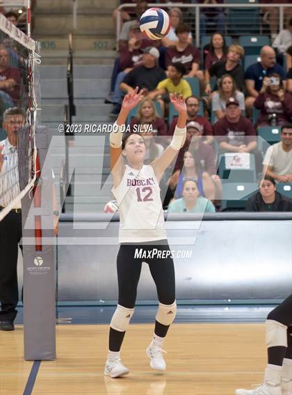 Thumbnail 3 in Cinco Ranch vs Cy-Fair (UIL Volleyball 6A Regional Quarterfinal) photogallery.