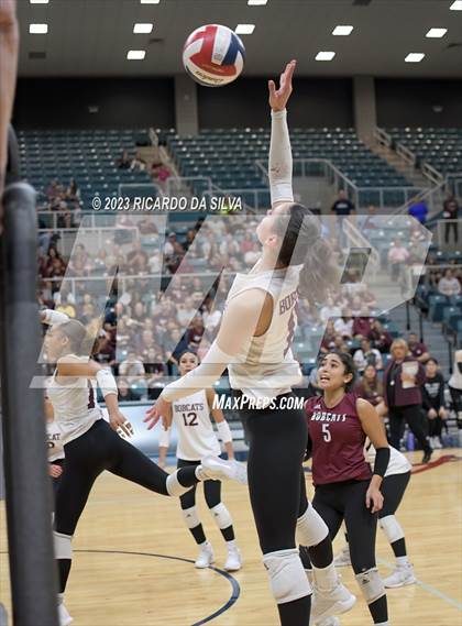 Thumbnail 2 in Cinco Ranch vs Cy-Fair (UIL Volleyball 6A Regional Quarterfinal) photogallery.