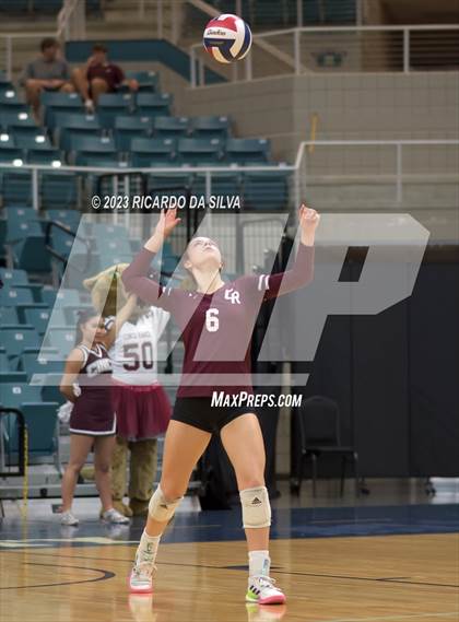 Thumbnail 3 in Cinco Ranch vs Cy-Fair (UIL Volleyball 6A Regional Quarterfinal) photogallery.