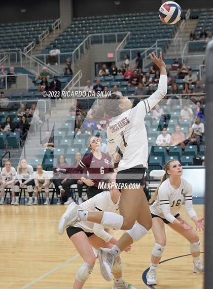 Thumbnail 1 in Cinco Ranch vs Cy-Fair (UIL Volleyball 6A Regional Quarterfinal) photogallery.