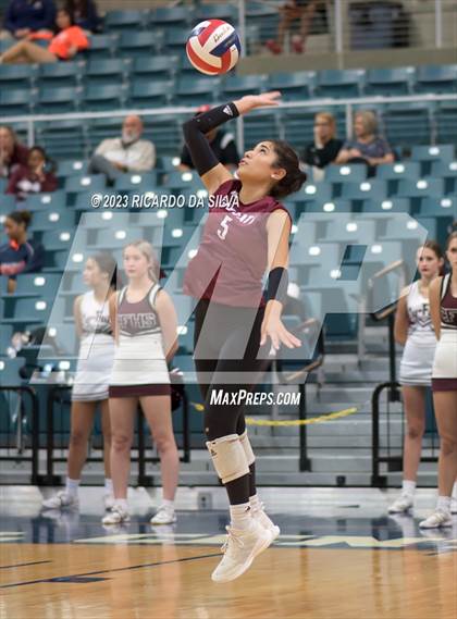 Thumbnail 2 in Cinco Ranch vs Cy-Fair (UIL Volleyball 6A Regional Quarterfinal) photogallery.